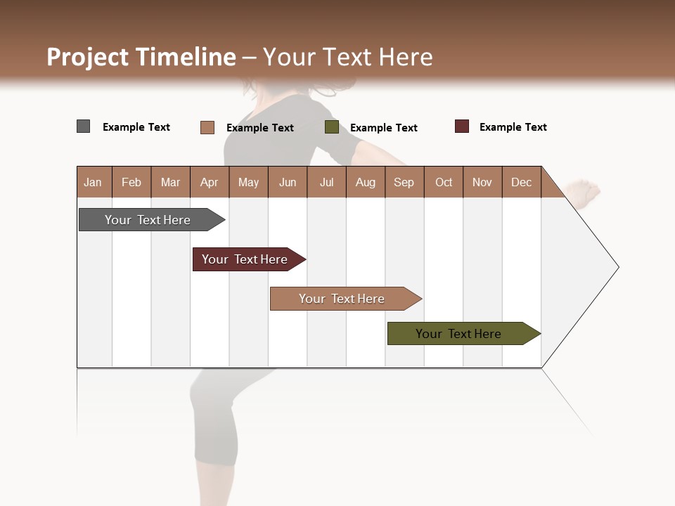Color Temptation Stretching PowerPoint Template
