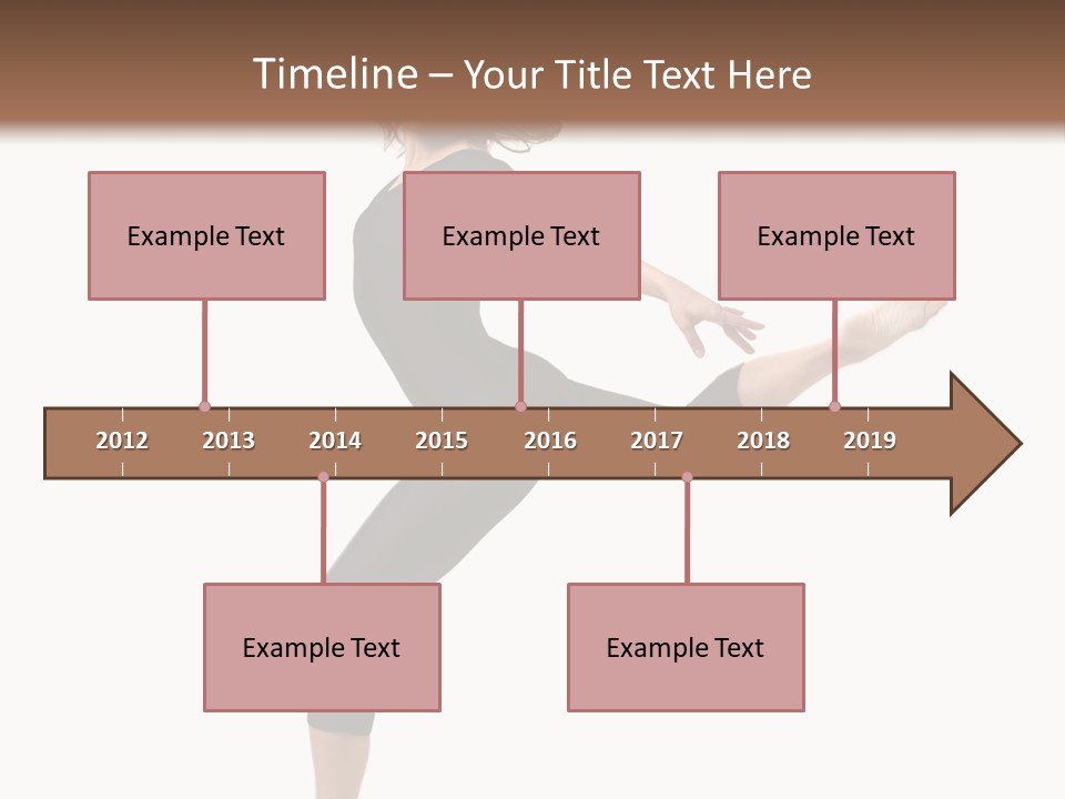 Color Temptation Stretching PowerPoint Template