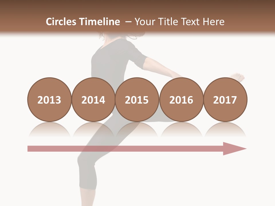 Color Temptation Stretching PowerPoint Template