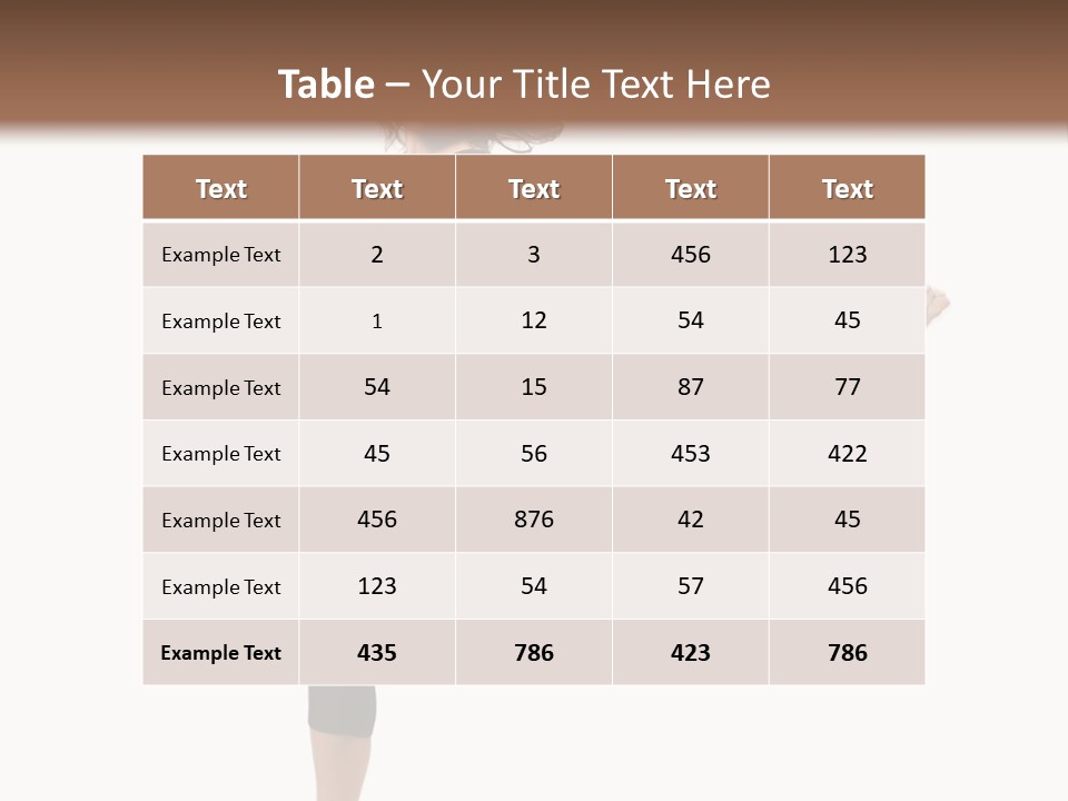 Color Temptation Stretching PowerPoint Template