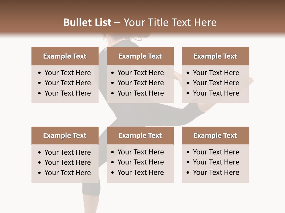 Color Temptation Stretching PowerPoint Template