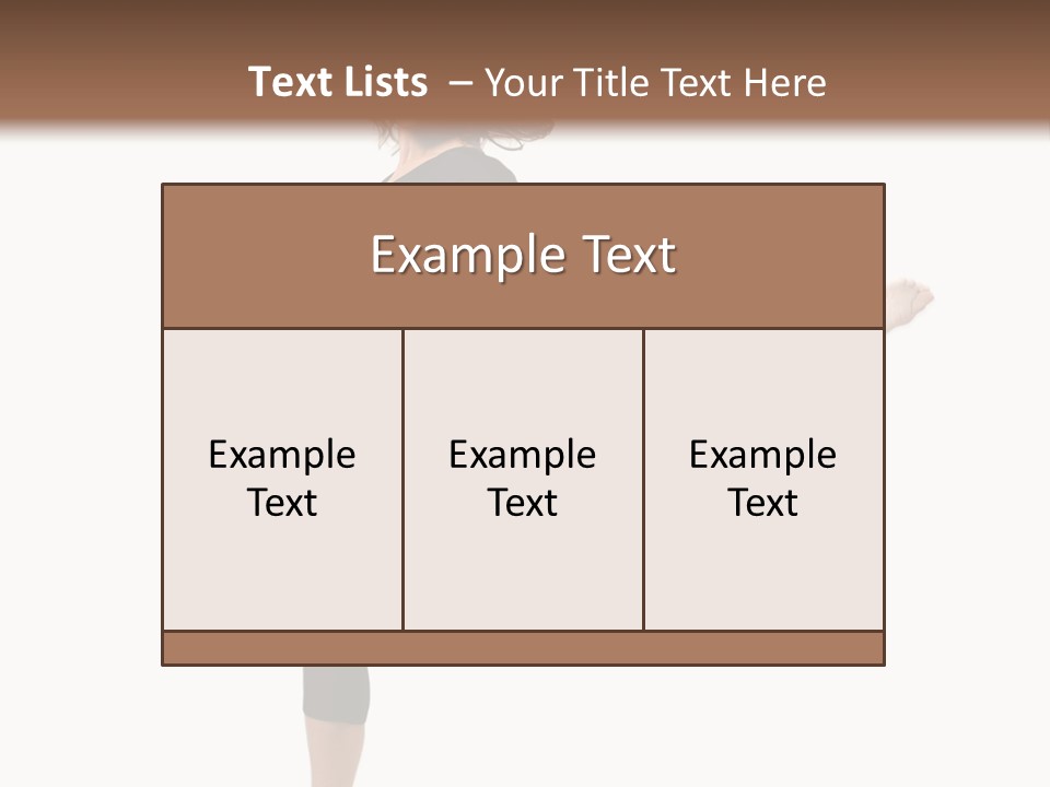 Color Temptation Stretching PowerPoint Template