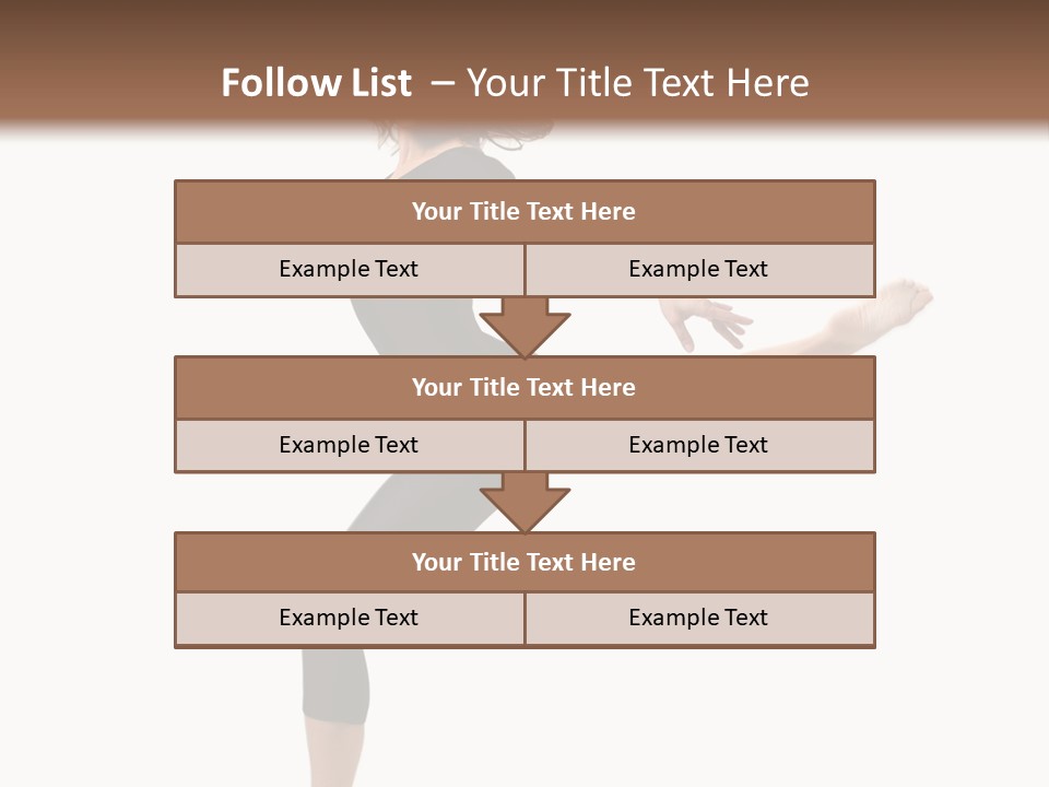 Color Temptation Stretching PowerPoint Template