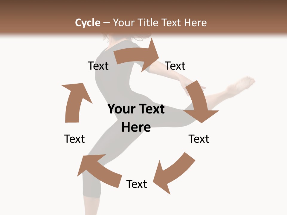 Color Temptation Stretching PowerPoint Template