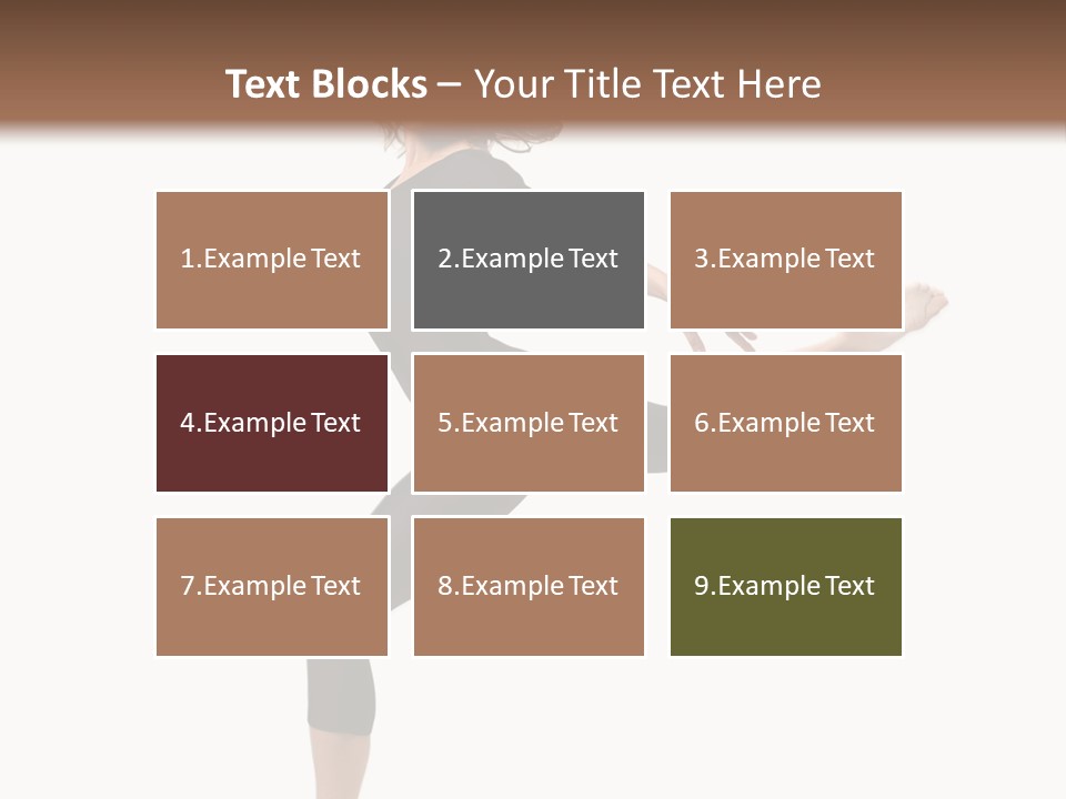 Color Temptation Stretching PowerPoint Template