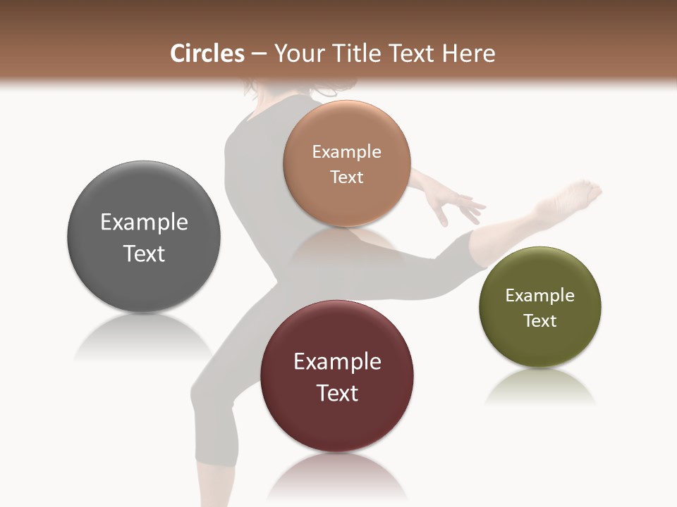 Color Temptation Stretching PowerPoint Template