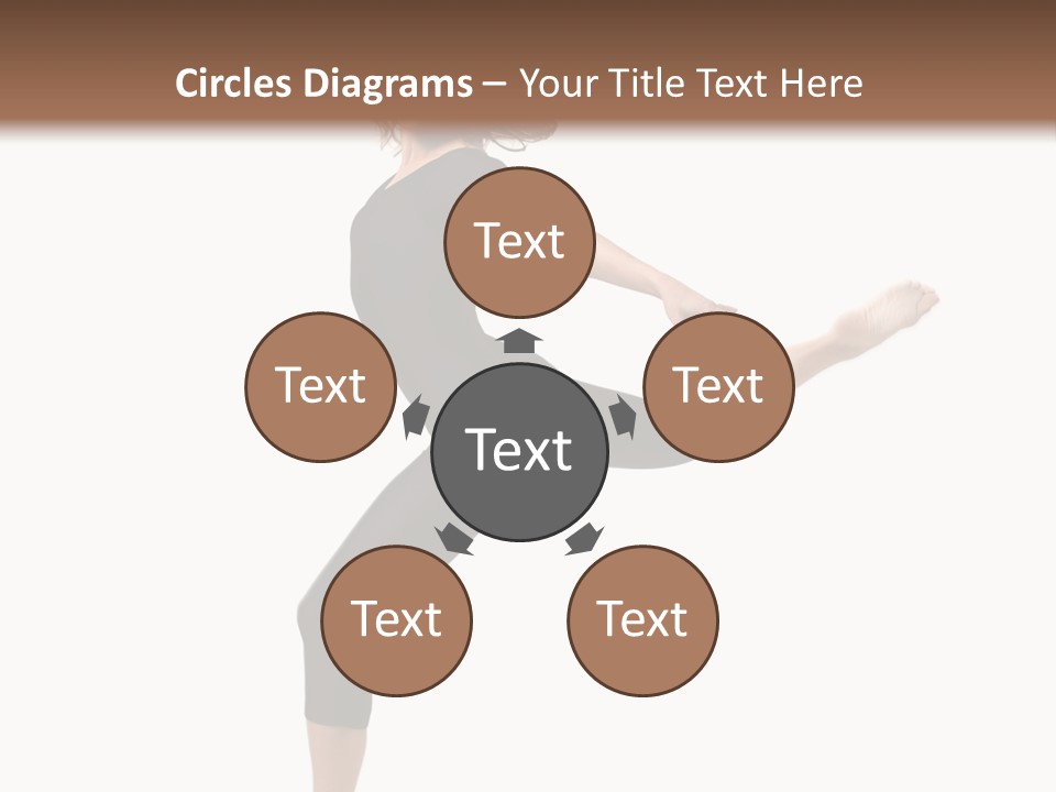 Color Temptation Stretching PowerPoint Template