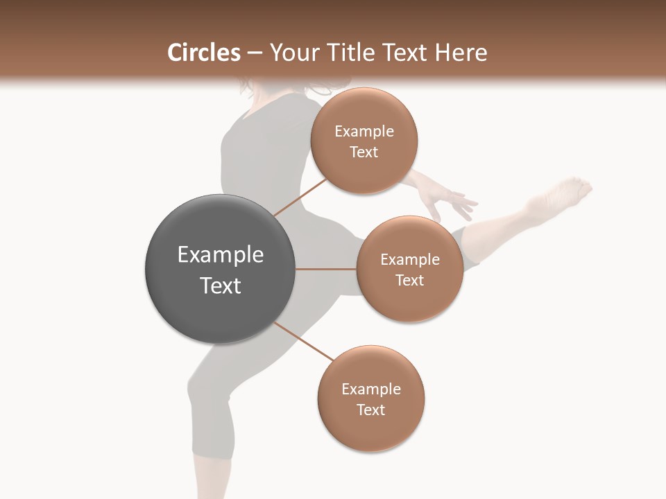 Color Temptation Stretching PowerPoint Template