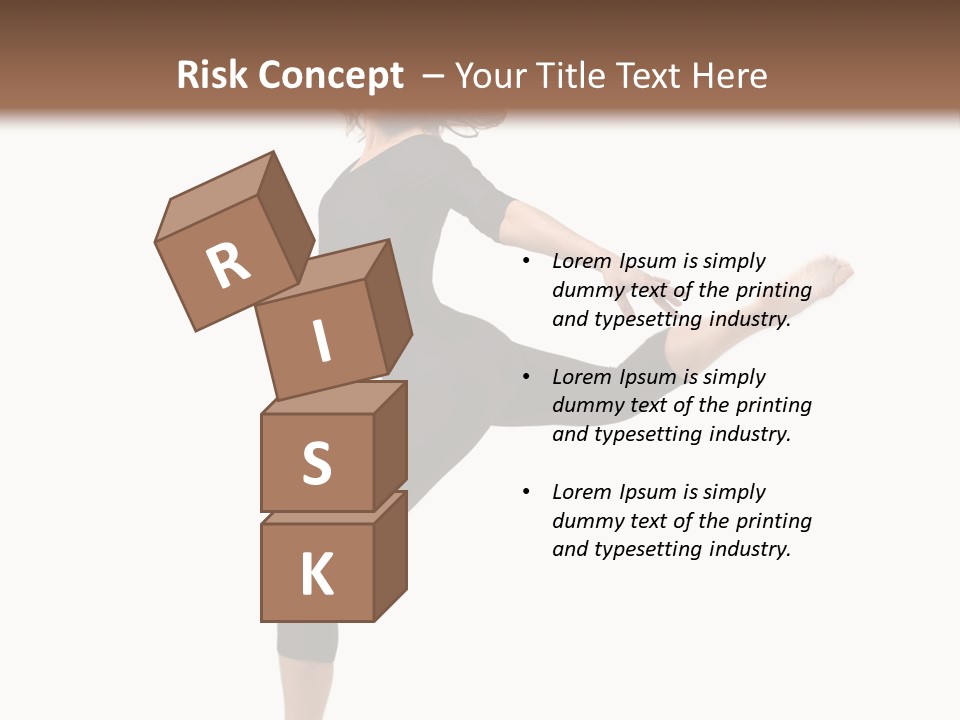 Color Temptation Stretching PowerPoint Template