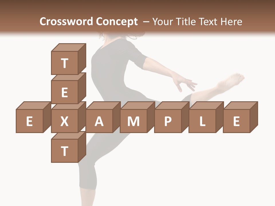 Color Temptation Stretching PowerPoint Template