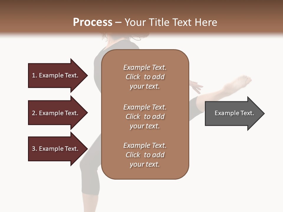 Color Temptation Stretching PowerPoint Template