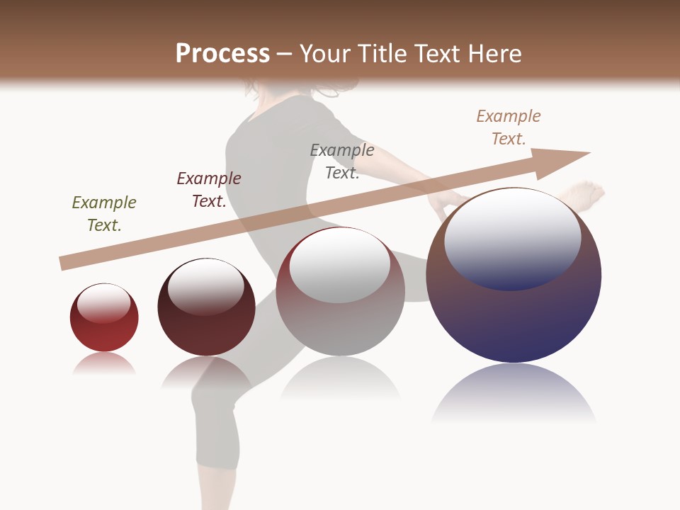 Color Temptation Stretching PowerPoint Template