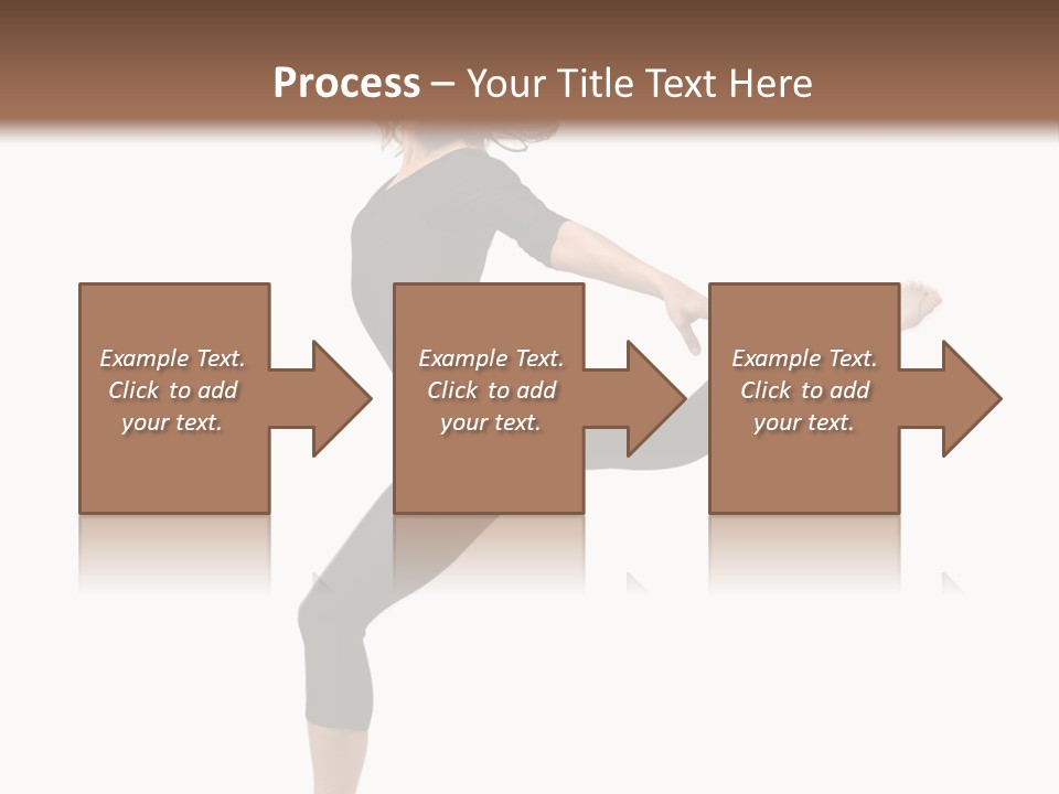 Color Temptation Stretching PowerPoint Template
