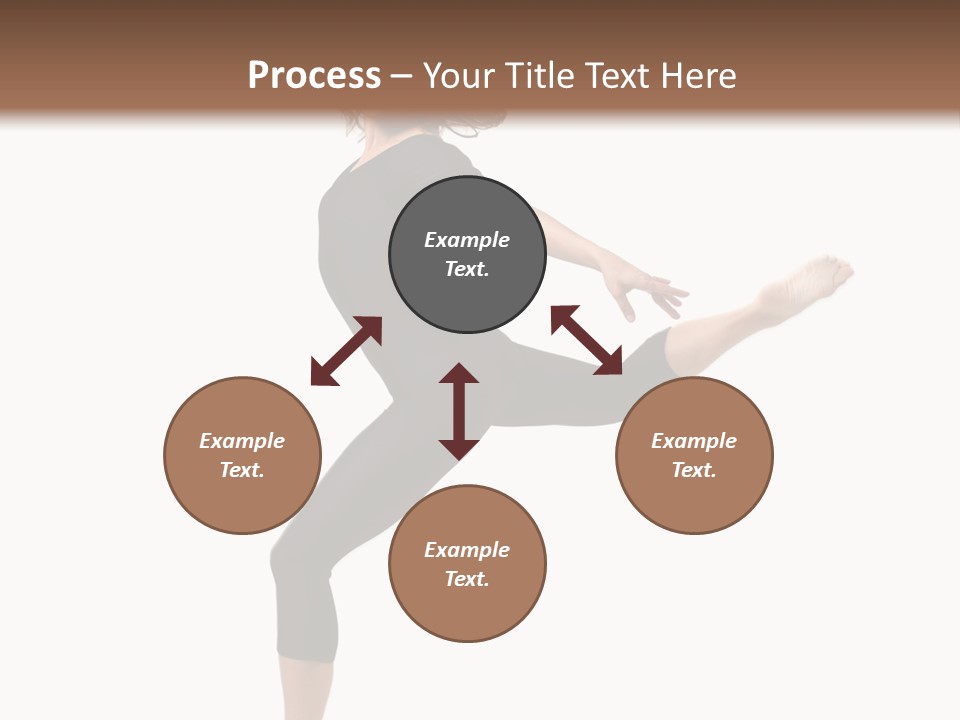 Color Temptation Stretching PowerPoint Template