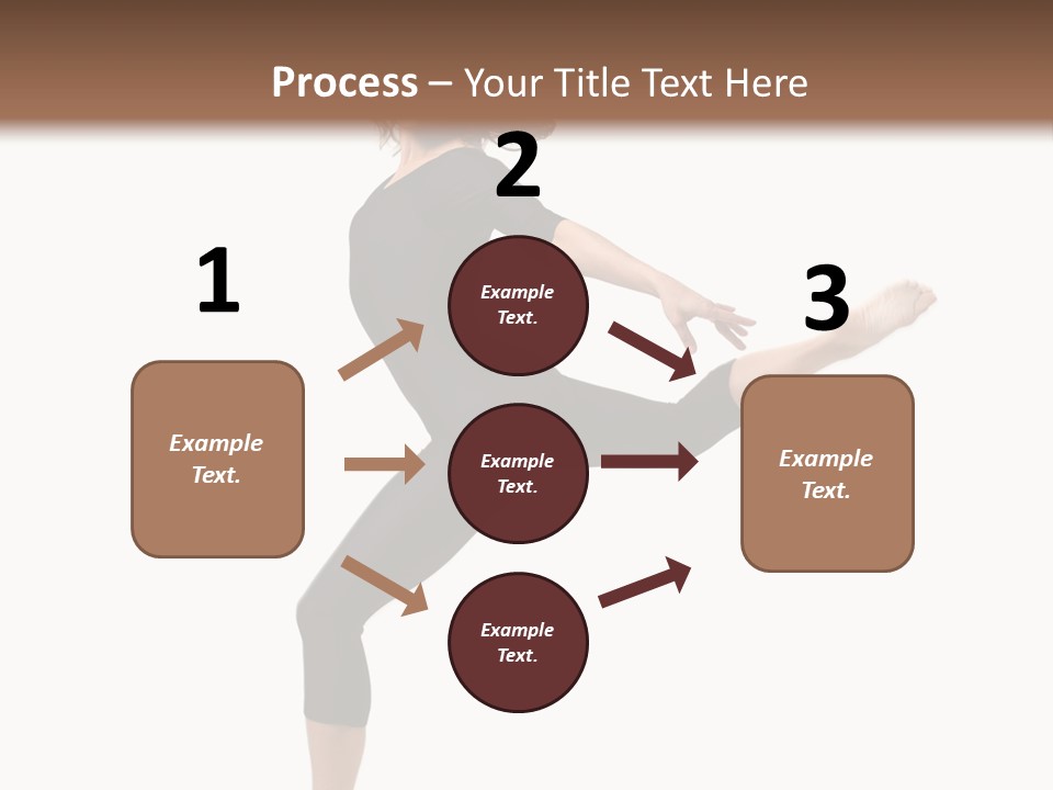 Color Temptation Stretching PowerPoint Template