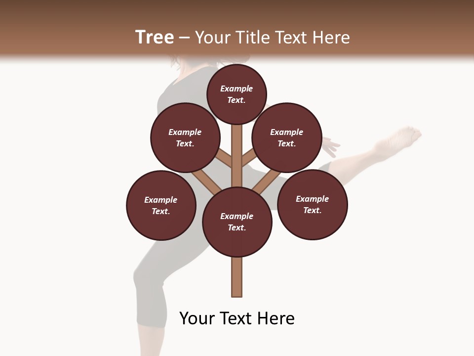 Color Temptation Stretching PowerPoint Template