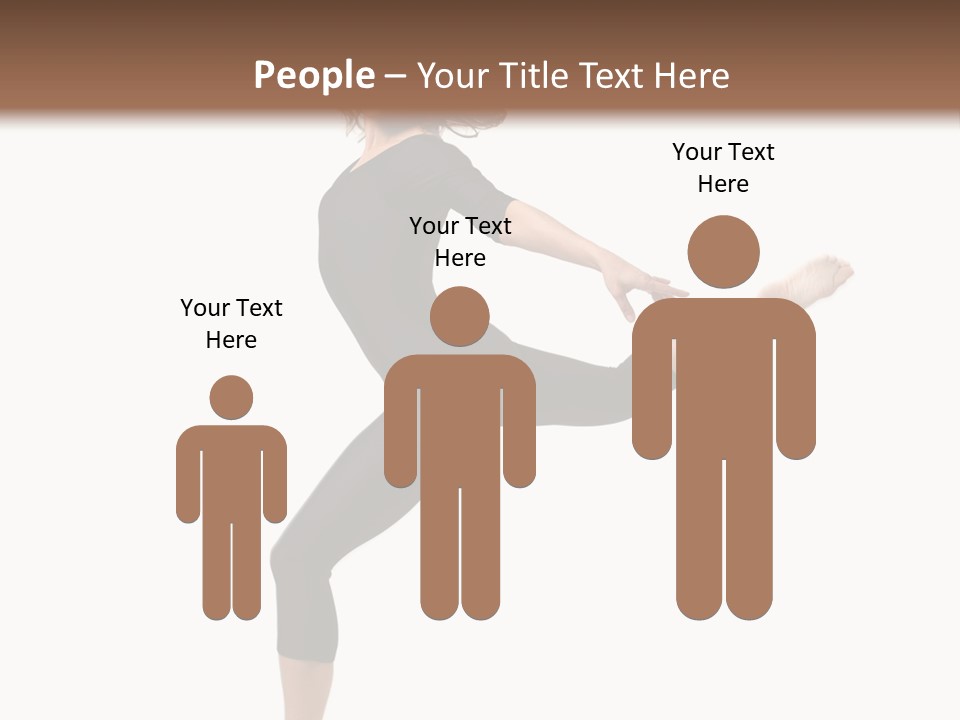 Color Temptation Stretching PowerPoint Template