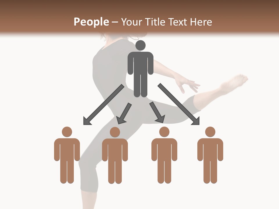 Color Temptation Stretching PowerPoint Template