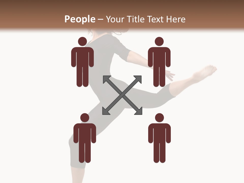 Color Temptation Stretching PowerPoint Template