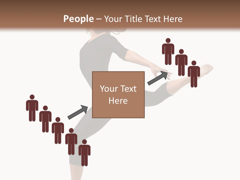 Color Temptation Stretching PowerPoint Template