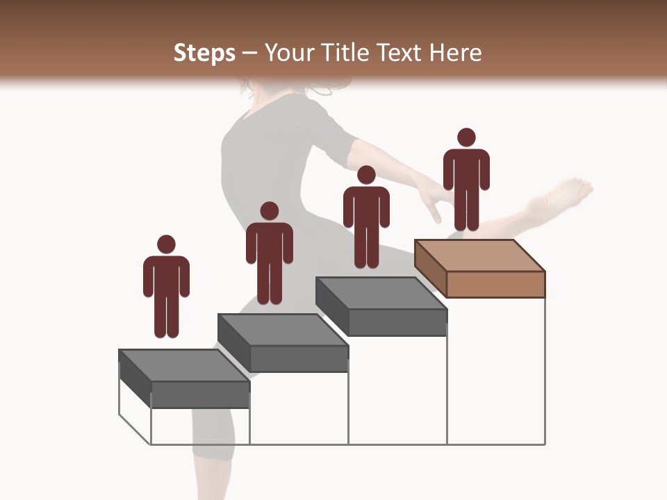 Color Temptation Stretching PowerPoint Template