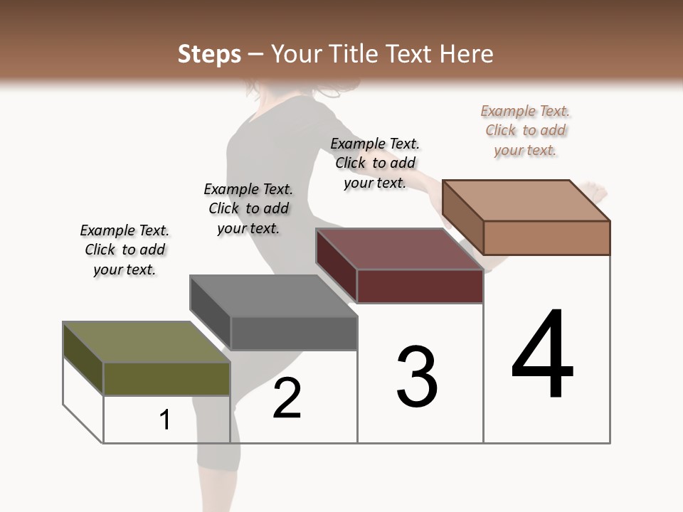 Color Temptation Stretching PowerPoint Template