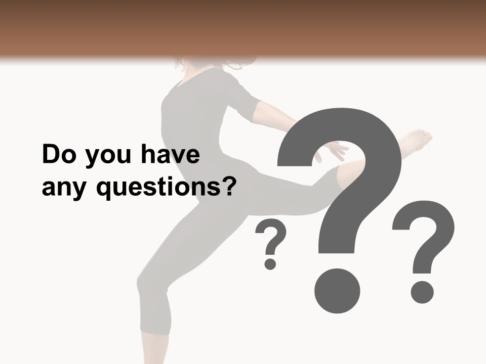 Color Temptation Stretching PowerPoint Template