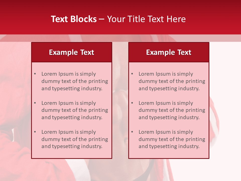 White Fit Claus PowerPoint Template