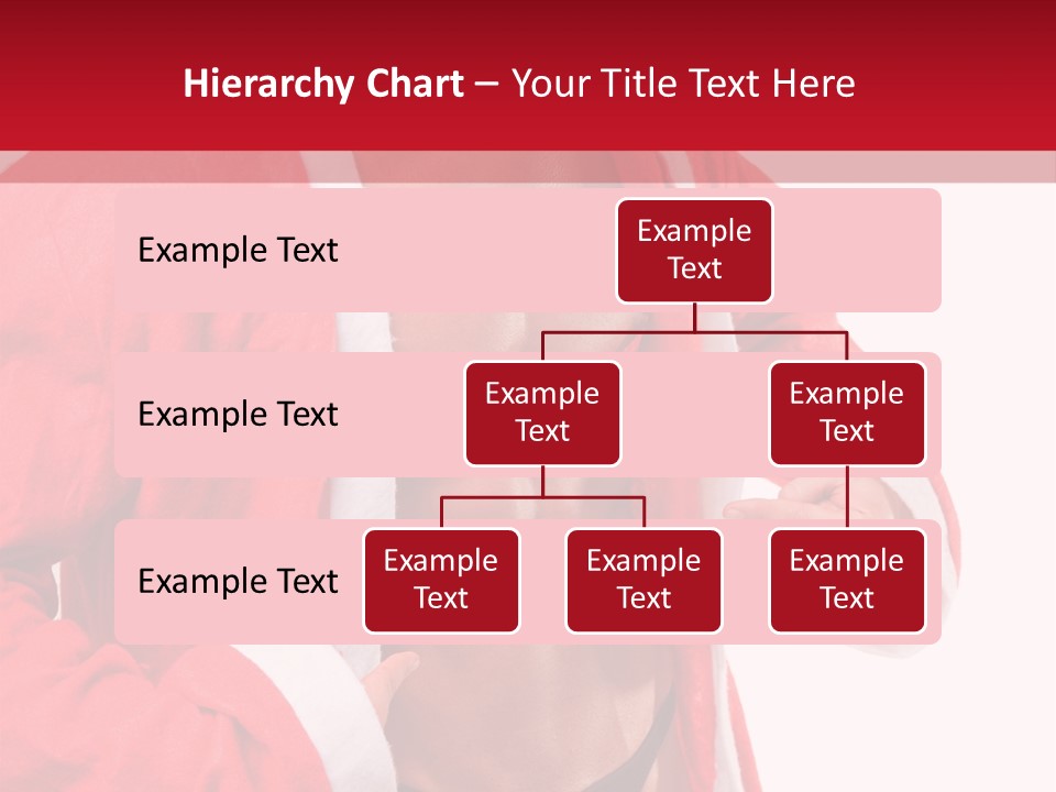 White Fit Claus PowerPoint Template