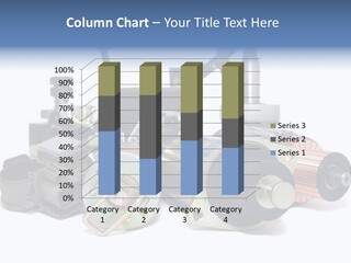Replacement Car Cylindrical PowerPoint Template