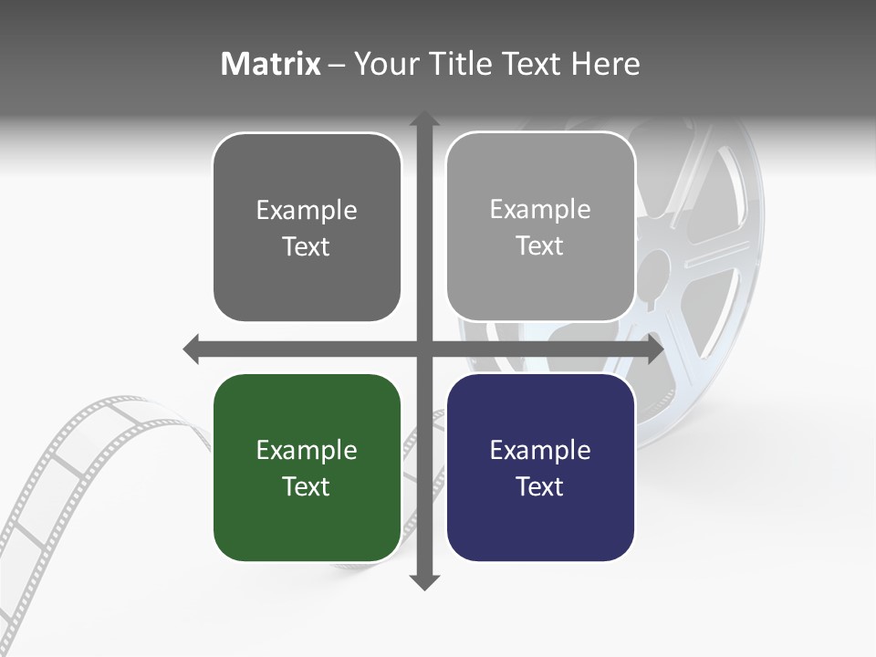 Render White Video PowerPoint Template