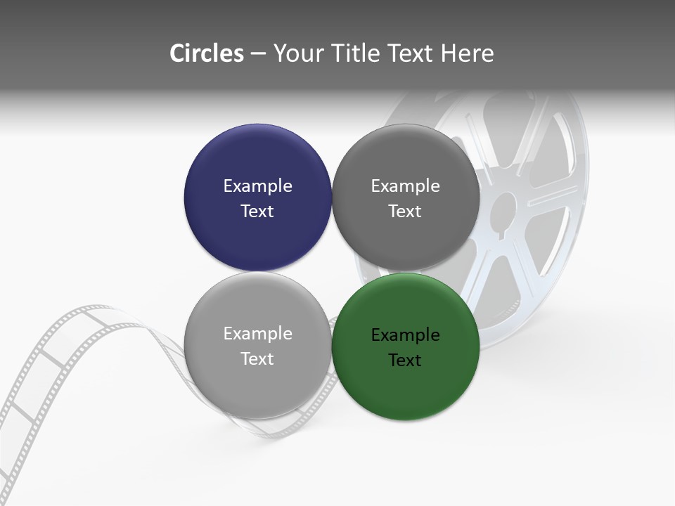 Render White Video PowerPoint Template