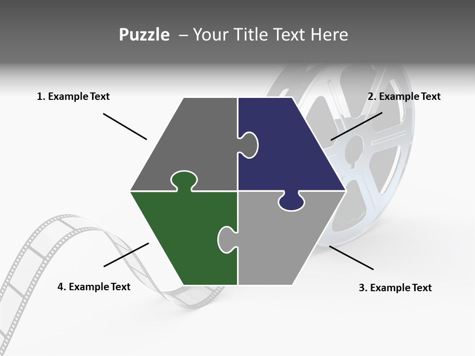Render White Video PowerPoint Template