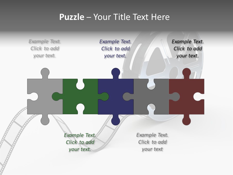Render White Video PowerPoint Template