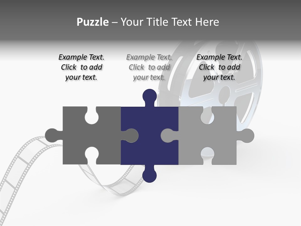 Render White Video PowerPoint Template