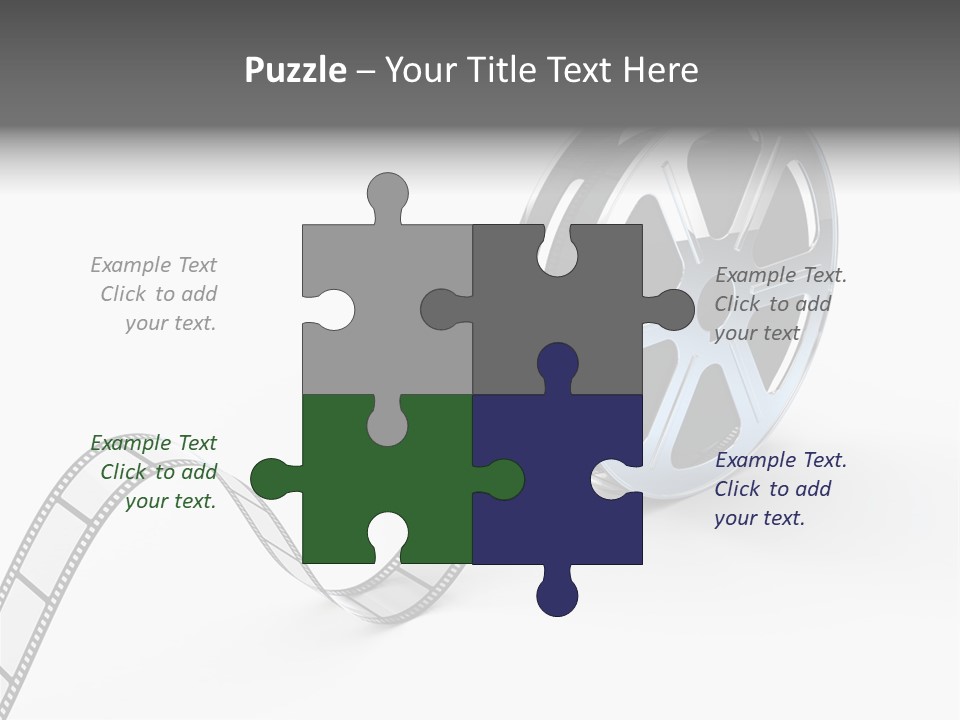 Render White Video PowerPoint Template