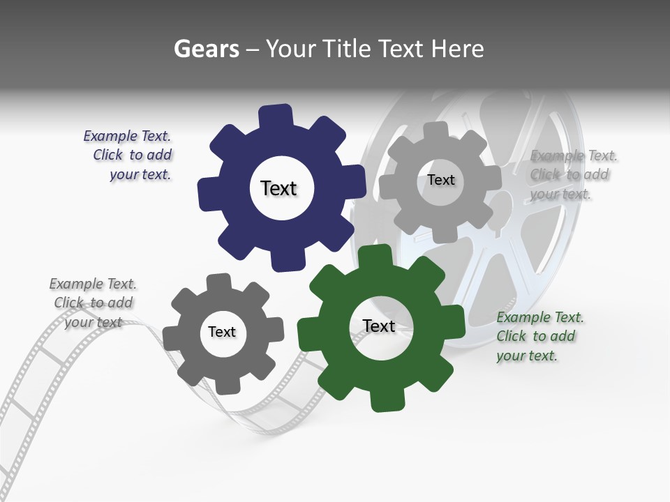 Render White Video PowerPoint Template