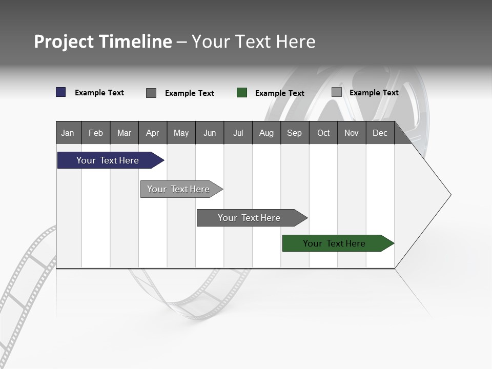 Render White Video PowerPoint Template