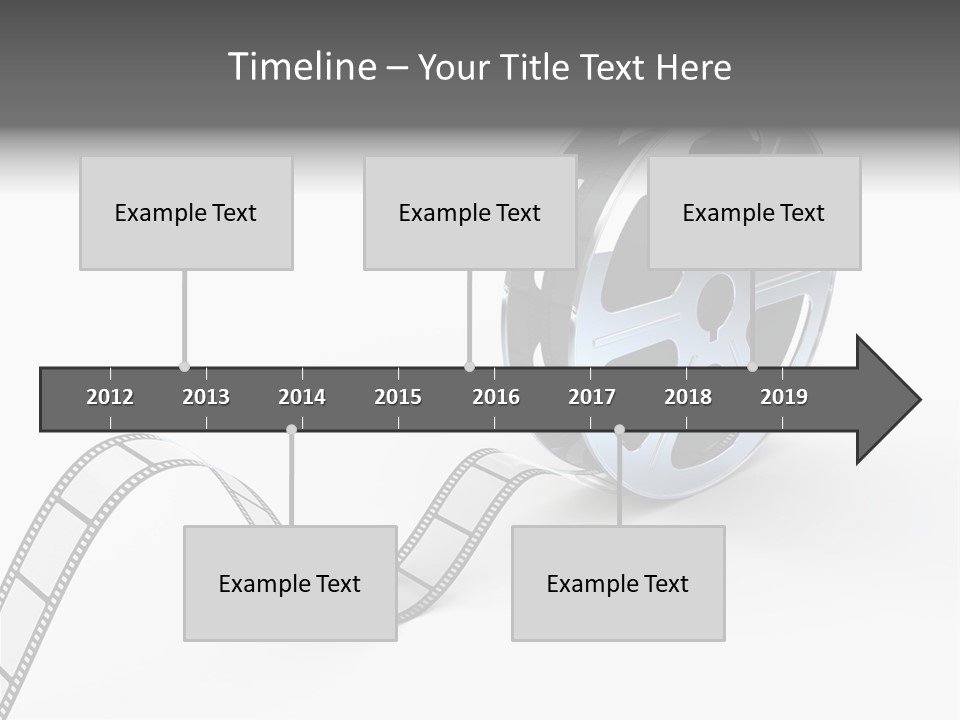 Render White Video PowerPoint Template