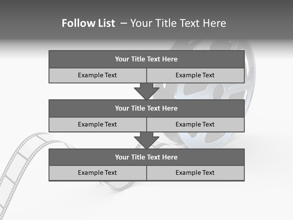 Render White Video PowerPoint Template