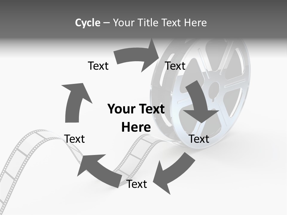 Render White Video PowerPoint Template