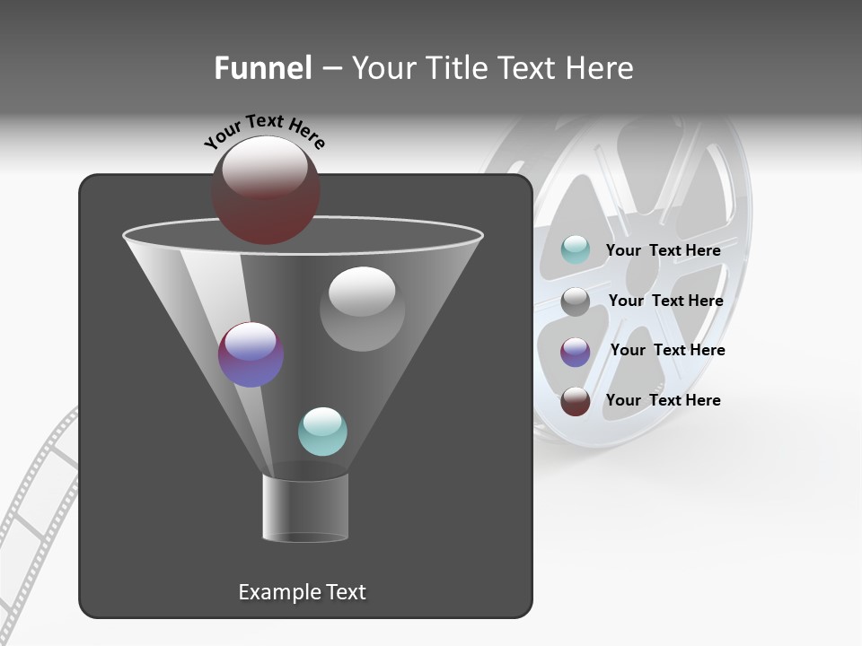 Render White Video PowerPoint Template