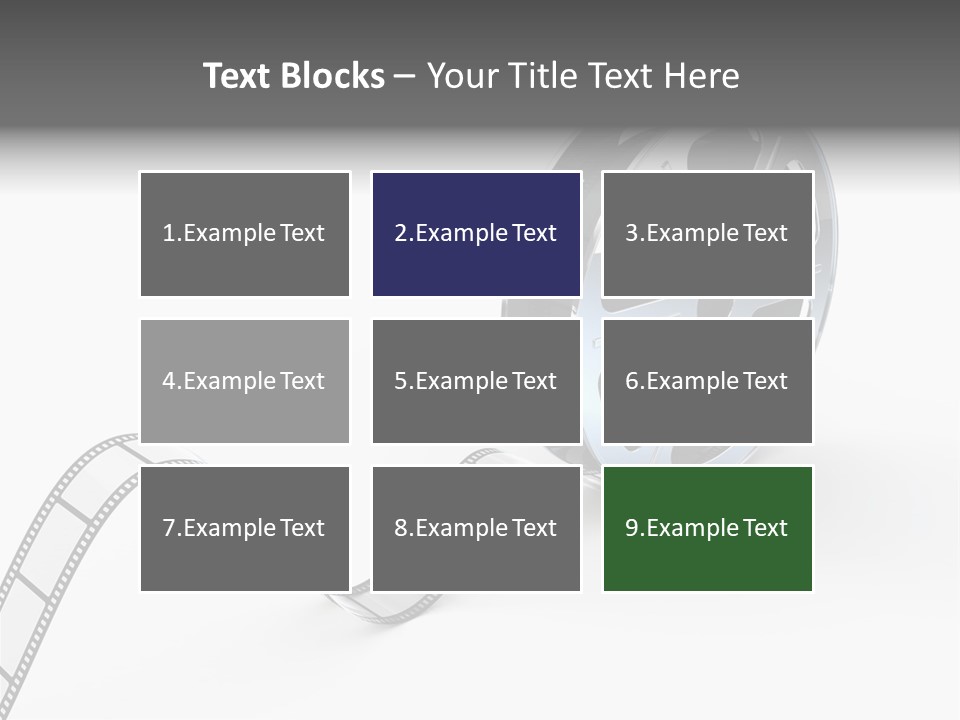 Render White Video PowerPoint Template