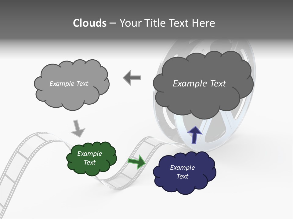 Render White Video PowerPoint Template