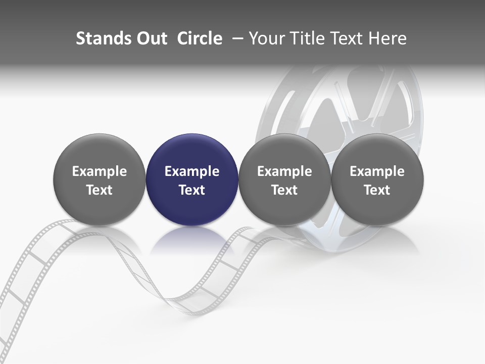 Render White Video PowerPoint Template