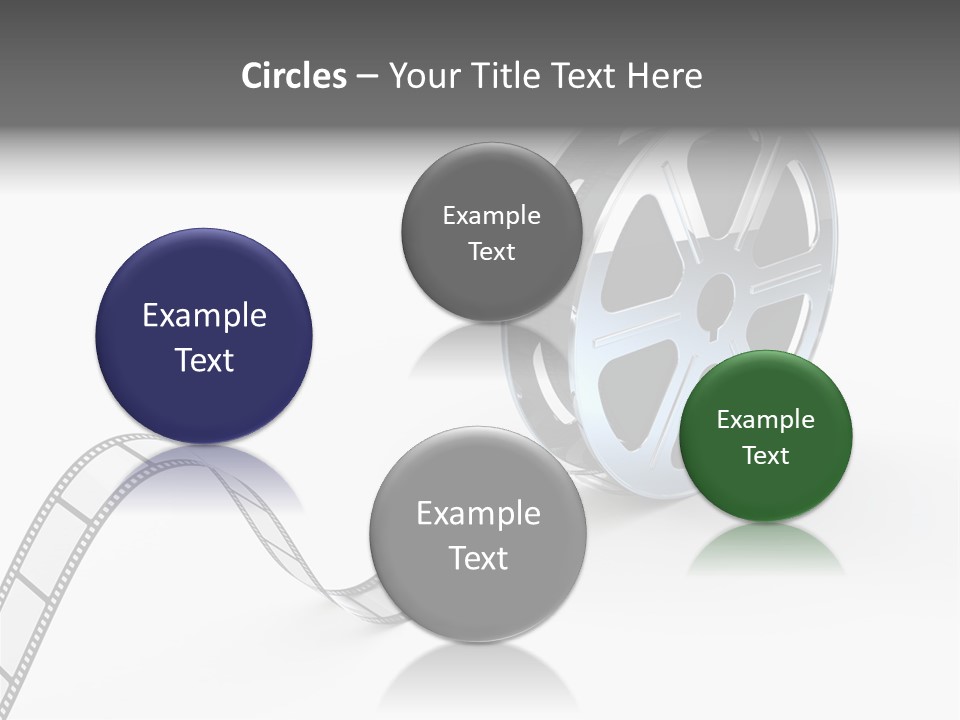 Render White Video PowerPoint Template