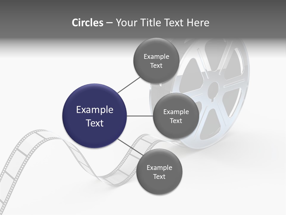 Render White Video PowerPoint Template