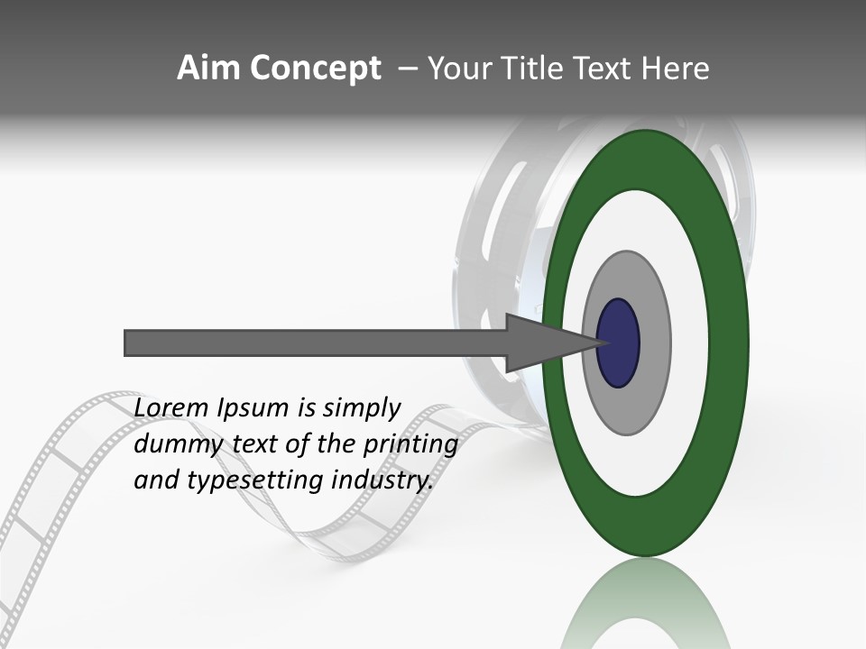 Render White Video PowerPoint Template