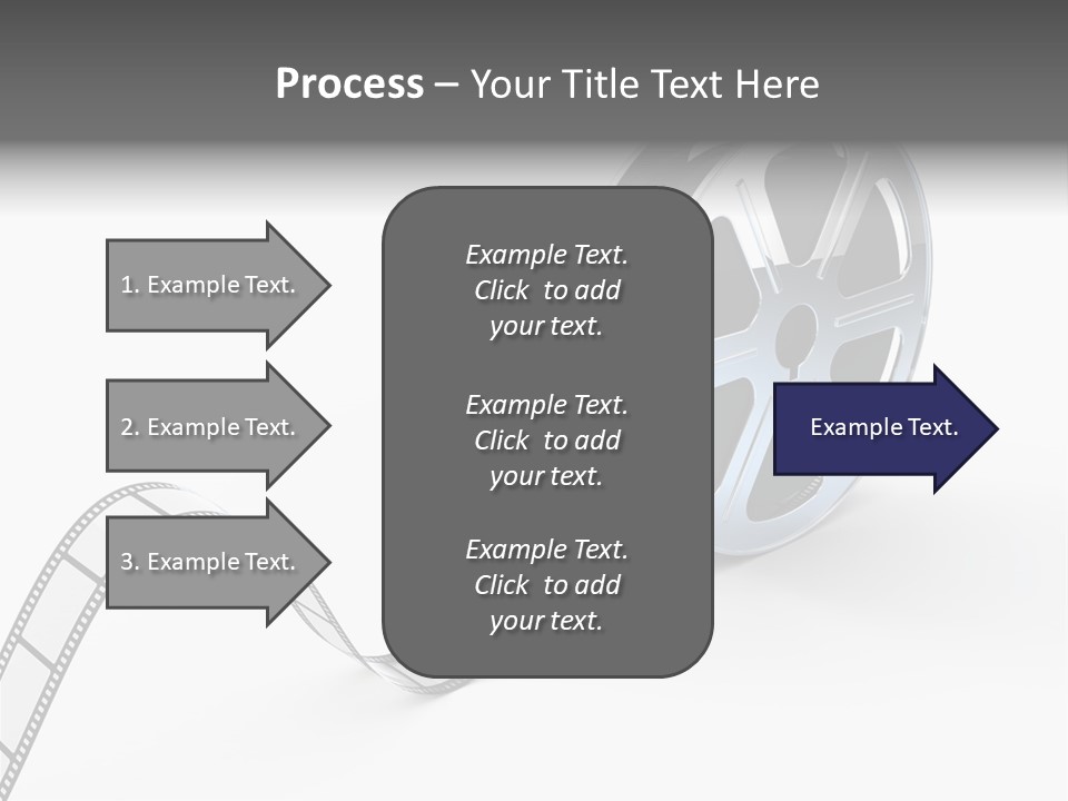 Render White Video PowerPoint Template