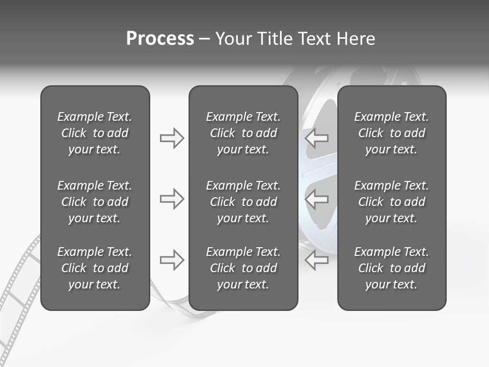 Render White Video PowerPoint Template